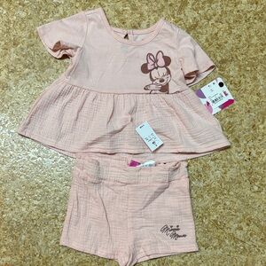 Disney Pink Minnie Mouse Kids Matching Set